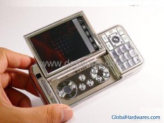 C10000+ Dual sim cards,Four cameras with cool sliding design mobile phone图1