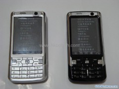 JC688S Quad-band Dual sim Dual standby Dual Camera TV mobile phone w/greek图1
