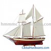 Classic handicraft wooden ship model