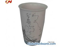 Double wall ceramic coffee cup图1