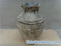 Handmade antique glazed ceramics pots vases图1