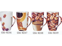 High White Porcelain Mugs.图1