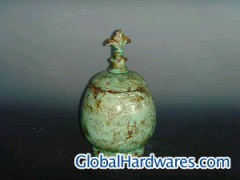 Antique terracotta decor urn & jar图1