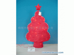 Hemp Silk Christmas Tree with Lights图1