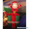 Blowing Up-and-down Santa Claus