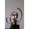 abstract copper/bronze/brass sculpture