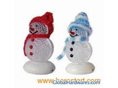 Christmas Gifts with Gleamy Snowman, Powered by USB图1