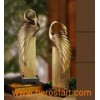 Golden Polyresin/Resin Cranes Home Decoration (820078)
