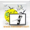 Silk Screen Glass Photo Frame
