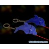 Offer led dolphin keychain