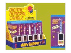 digital numeral candle图1
