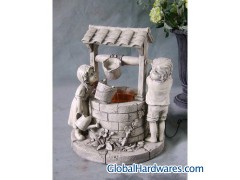 Outdoor fountain with light图1