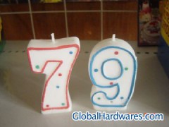 musical numeral candle图1