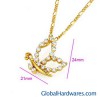 Xuping Butterfly Pendant