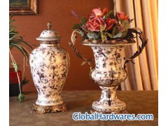 Limoges Lidded Luxurious Jar in Sevres Style图1