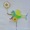 A Lovely Hand Painting Garden Stakes For Patio Or Garden1