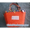 STRAW HANDLE BAG