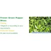 frozen green pepper slices