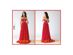 High Quality Chiffon&Halter Style Evening Dress Fabric (063)图1