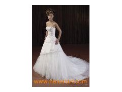 Embroidery Wedding Wear, Bridal Gown Dress (C5033)图1