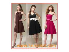 Chiffon Bridesmaid Dress (B015)图1