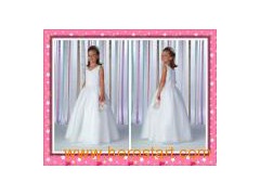 Organza Lovely Flower Girl Dresses (H028)图1