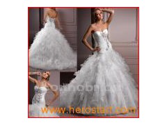 Organza Wedding Dress (018)图1