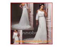 Euro Style Chiffon Wedding Dress (030)图1