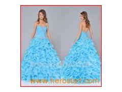 2011 New Style Strapless&Beaded Evening Dress (047)图1
