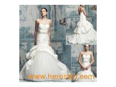 Chiffon Wedding Bridal Dress (4001)图1
