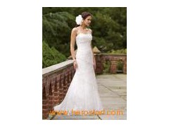 Elegant Halter Bridal Wedding Dress (4029)图1