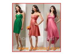 2011 New Style Satin Bridesmaid Dress (B018)图1