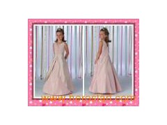 Popular Floor- Length Flower Girl Dress (H027)图1