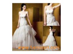 2010 New Style High Quality Sweetheart Wedding Dress (01822)图1