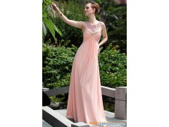 Super Gorgeous Glistening Neckline Chiffon Gown图1