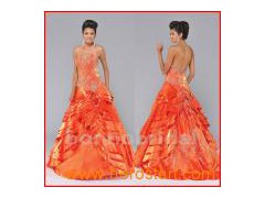 Sexy Fashion &Appliqued & Beaded Evening Dress (046)图1