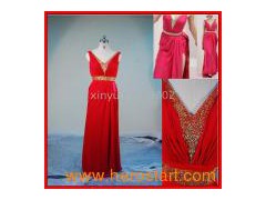 Real Picture Fashion Evening Dress Prom Gown (RL004)图1