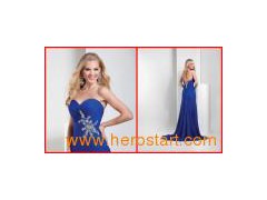 Popular Appliqued Evening Dress (086)图1