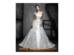 Beautiful Embroidery Wedding Bridal Gown (C5019)图1