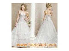 Elegant Princess Bridal Wedding Dress (C5101)图1
