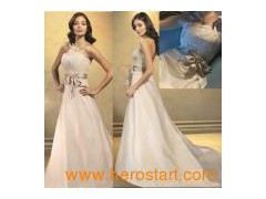 Hot Gorgeous Fashion Train Bridal Wedding Gown (C5079)图1