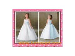 Sash Flower Girl Dress (H010)图1