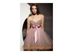2011 Sexy Style Strapless Mini Length Beaded Party Prom (A6-011)图1