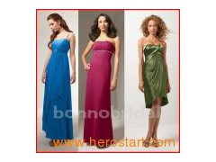 2011 New Style Satin Bridesmaid Dress (B019)图1