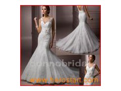 Mermaid Style&Lace Wedding Gown (039)图1