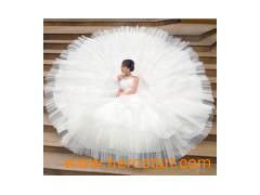 2011 New Style Potrait Luxious Big Tail Wedding Dress (5612)图1