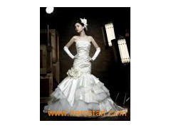 Wedding Gown With Beautiful Embroidery (5843)图1
