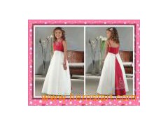 New Popular Wedding Flower Girl Dress (H015)图1