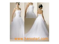 Elegant Wedding Dress Gown (C5087)图1