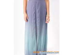 layered maxi tie dye skirt图1
